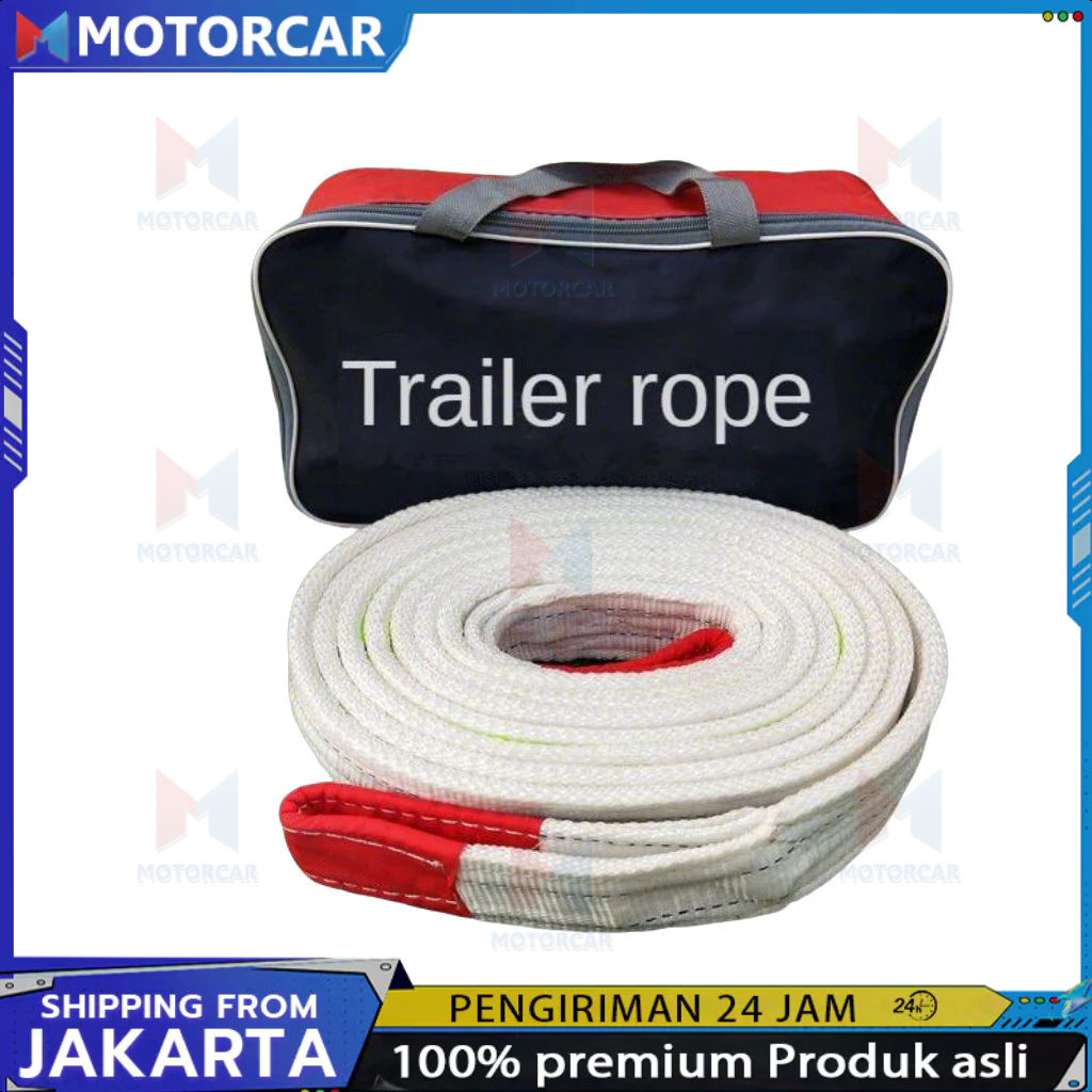 Jual 10 Ton Car with Trailer Rope Car Rescue Traction Rope Off-road ...