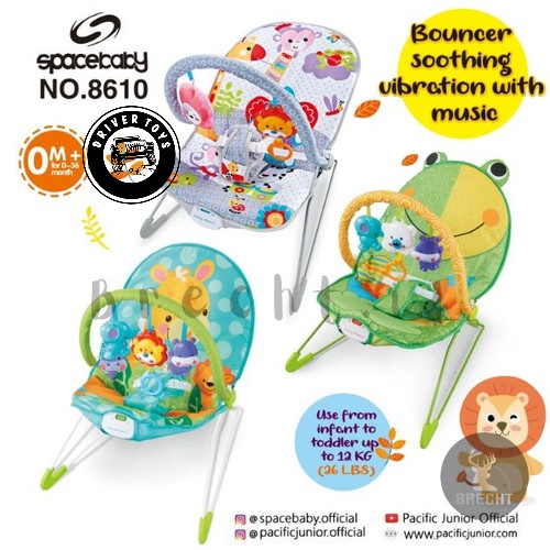 ミュージック S. Jual SPACE BABY SOOTHING & VIBRATION BOUNCER W/MUSIC ZX-8610