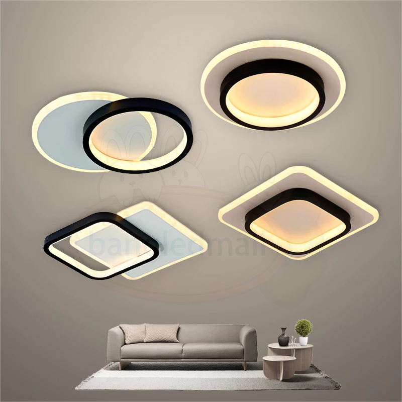 Jual 3 Warna Lampu Plafon LED Lampu Hias Rumah Ruang Tamu Kamar ...