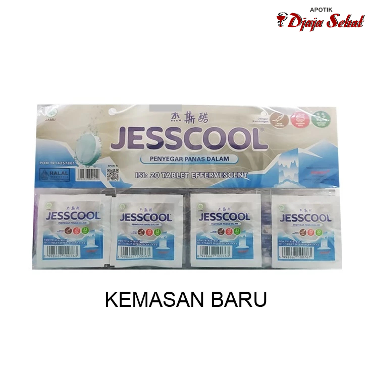 Jual JESSCOOL ISI 20 TABLET EFF - ATASI PANAS DALAM | Shopee Indonesia