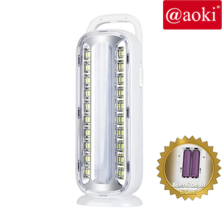 AOKI Lampu darurat baterai lithium 35SMD 20JAM USB-C baterai dapat diganti tube tahan lama