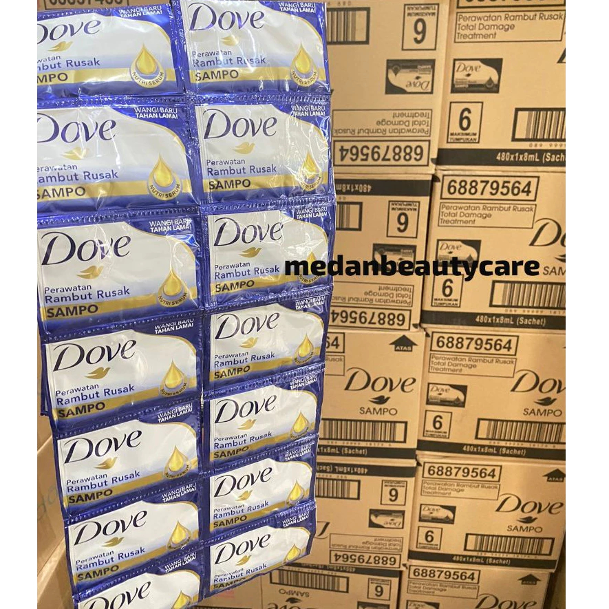 Jual Dove Shampoo Sachet Rentengan 8mlx12 Sachet | Shopee Indonesia
