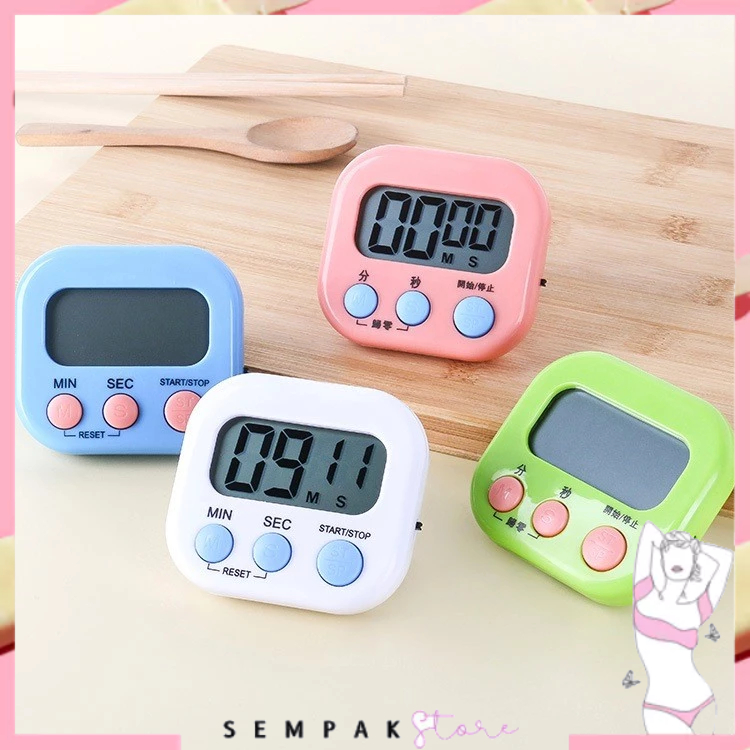 Jual SS Digital Kitchen LCD Timer Stopwatch Timer Digital Dapur High ...