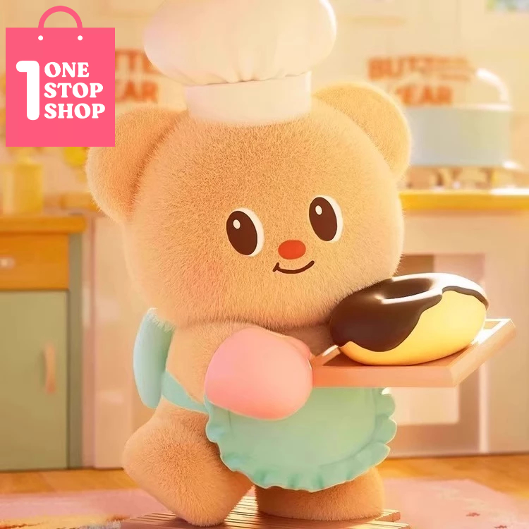 Jual Top Toy Butter Bear Busy Day Blind Box Figure Collection Mainan ...