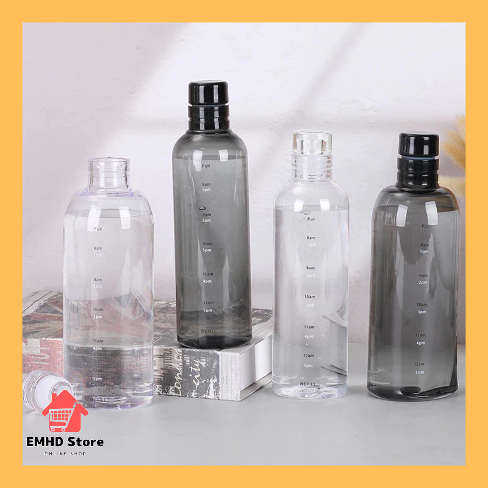 Jual Botol Minuman Bening Aesthetic | Botol Minuman Termos Plastik, Air ...
