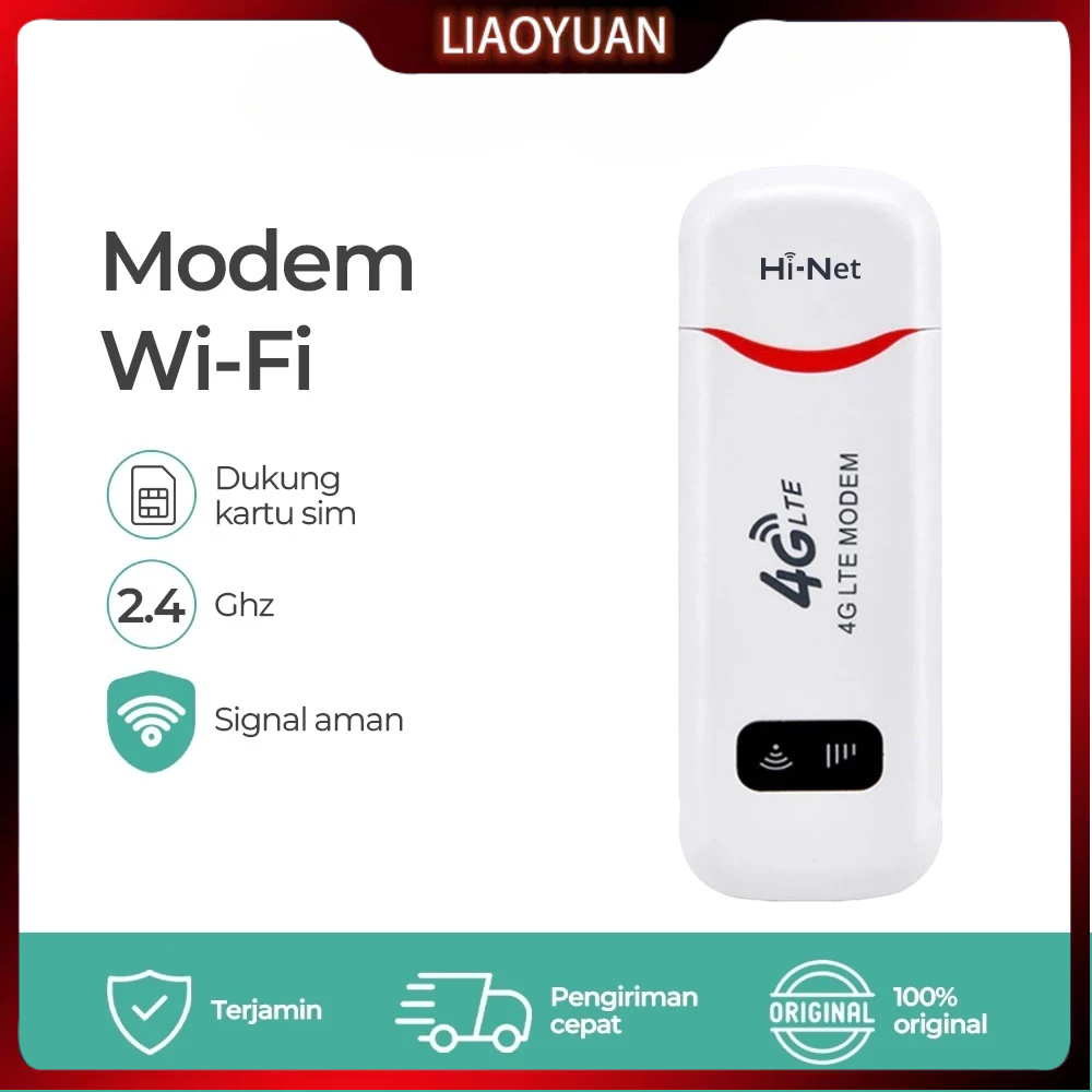 Jual Hi-Net Modem WIFI H760 4G Support All Operator SIM card 150 Mbps ...