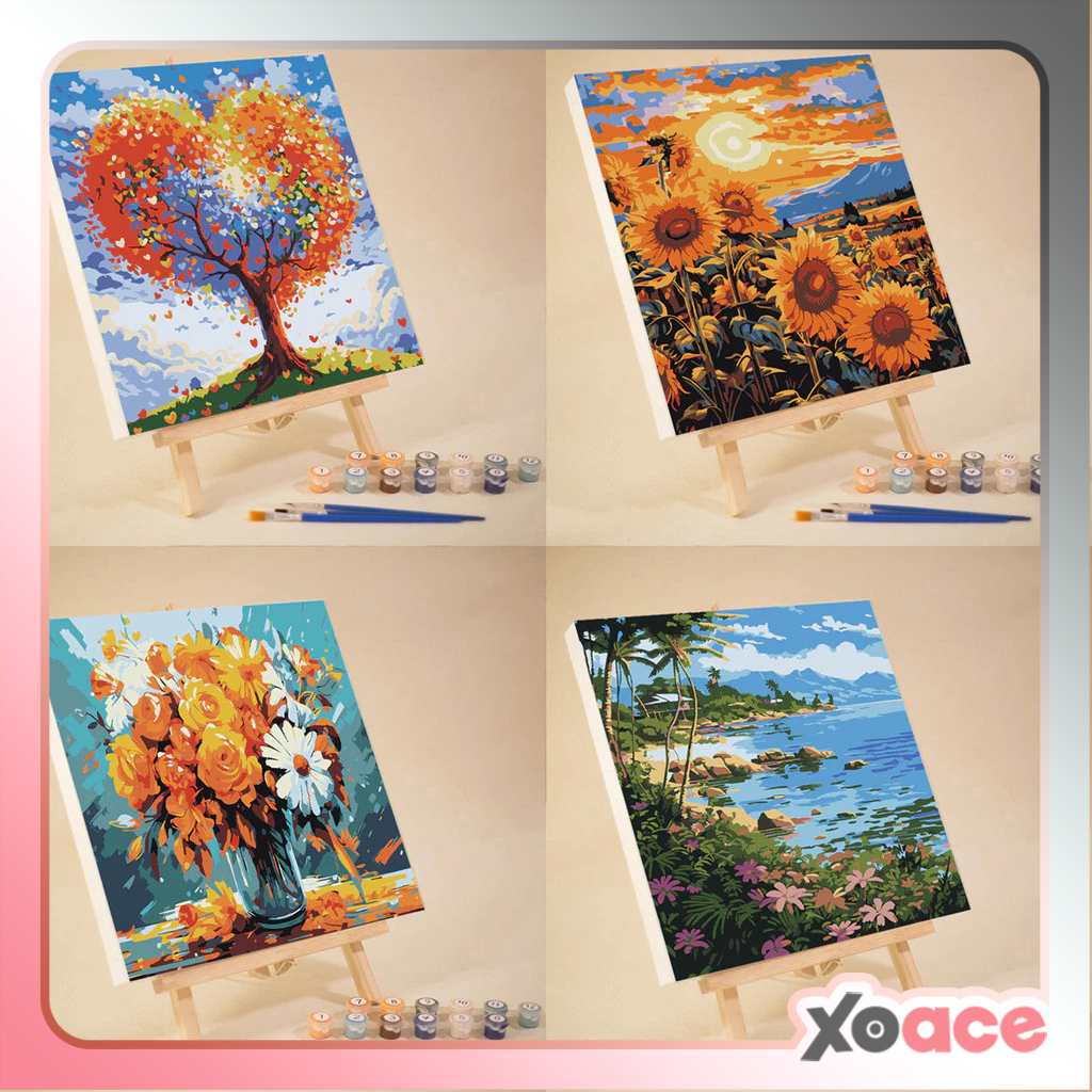 Jual [20x20] Paint By Number Painting By Numbers Kit DIY Lukisan Canvas ...