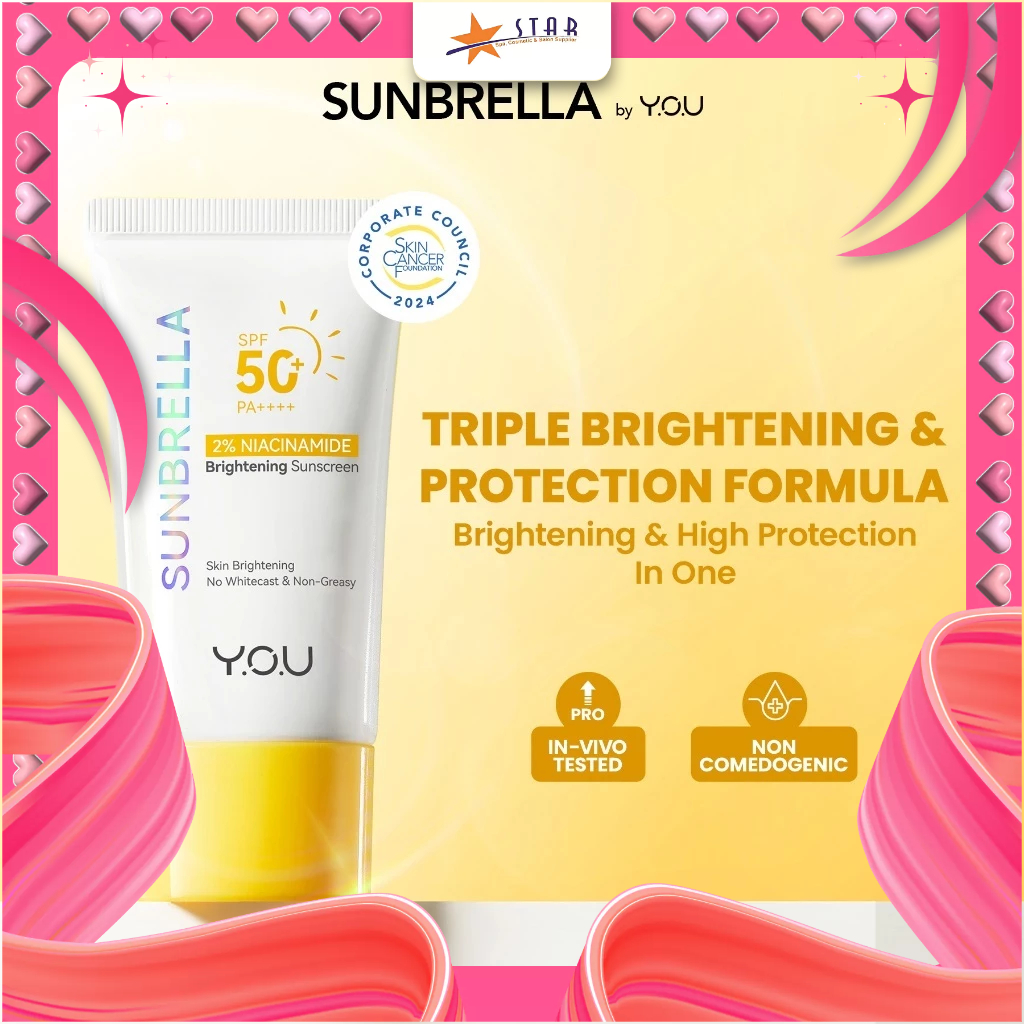 Jual * STAR * YOU Sunbrella 2% Niacinamide Brightening Sunscreen SPF 50 ...