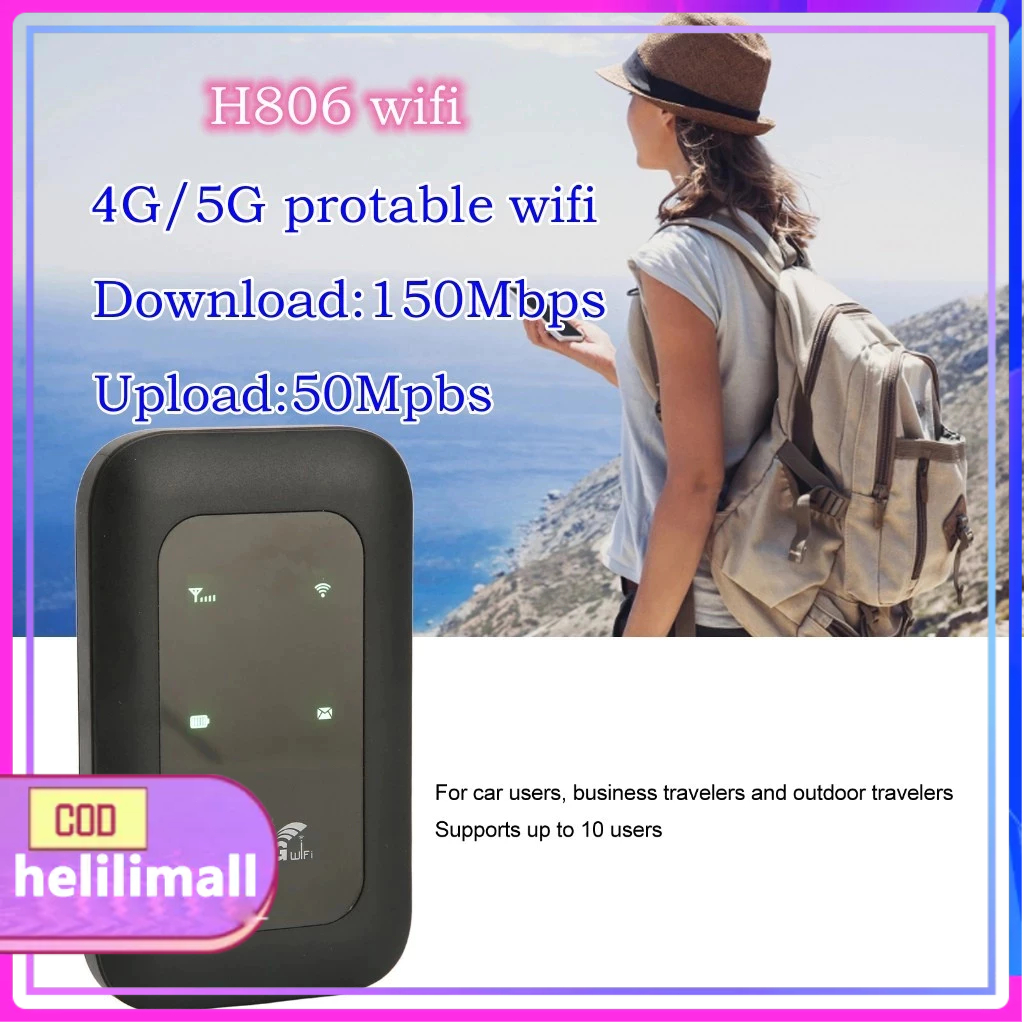 Jual H806 Wireless Router 4G LTE Mini Modem 150Mbps Mobile Broadband ...