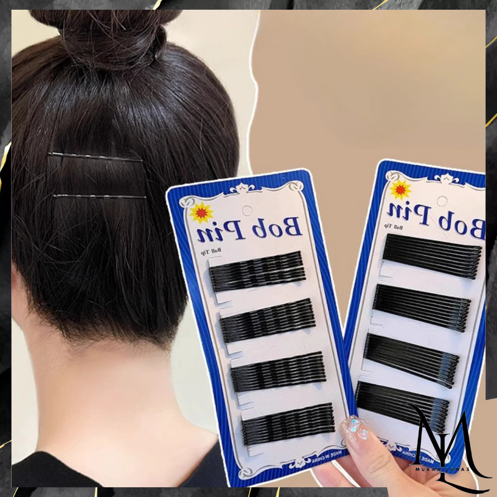 Jual MUNAS Jepit Lidi Rambut Hair Pin Klip Penata Rambut Bob Pin ...