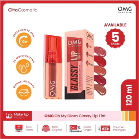 OMG Oh My Glam Glassy Lip Tint Tahan Lama 12 Jam