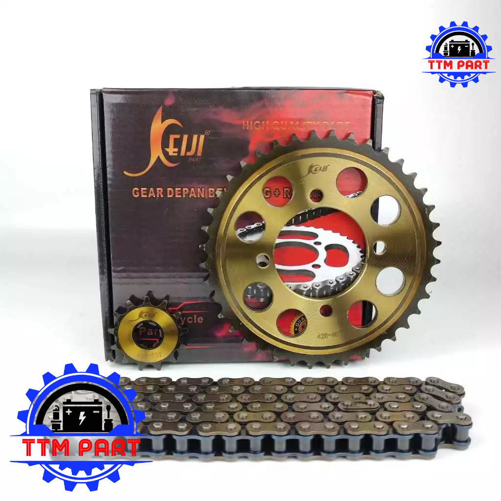 Jual GEAR PAKET BAJA YAMAHA RXK RXKING RX KING 428H - 110L 40T / 13T ...