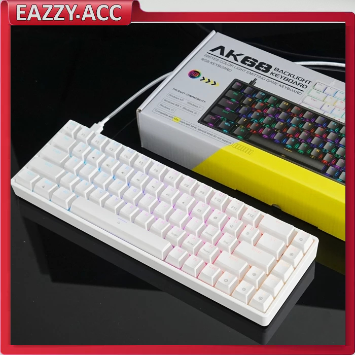 Jual Keyboard Mechanical Acestek AK68 RGB | 68 Key | Blue switch ...