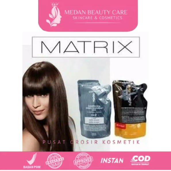 Jual MATRIX Opti Straight Step 1 dan Neutralizer Step 2 Pelurus Rambut ...