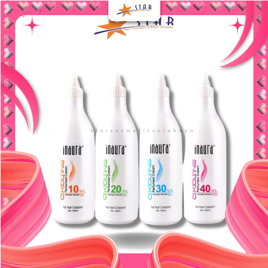 Jual * STAR * Inaura Oxidan 1000Ml (Cream Developer Cat Rambut ...
