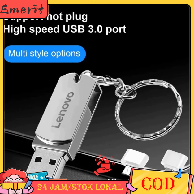 Jual Lenovo Flashdisk otg type c 30 usb High Speed 2TB 1TB Anti Air ...