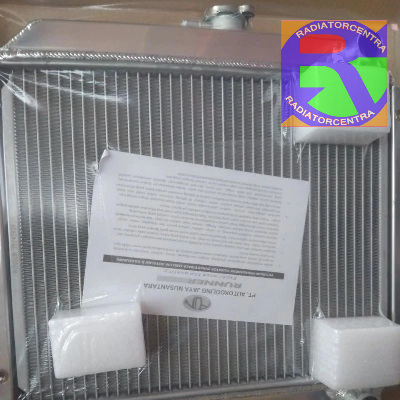 Jual Radiator Suzuki Jimny MT Merk Runner + (tutup dan bracket) 2ply ...