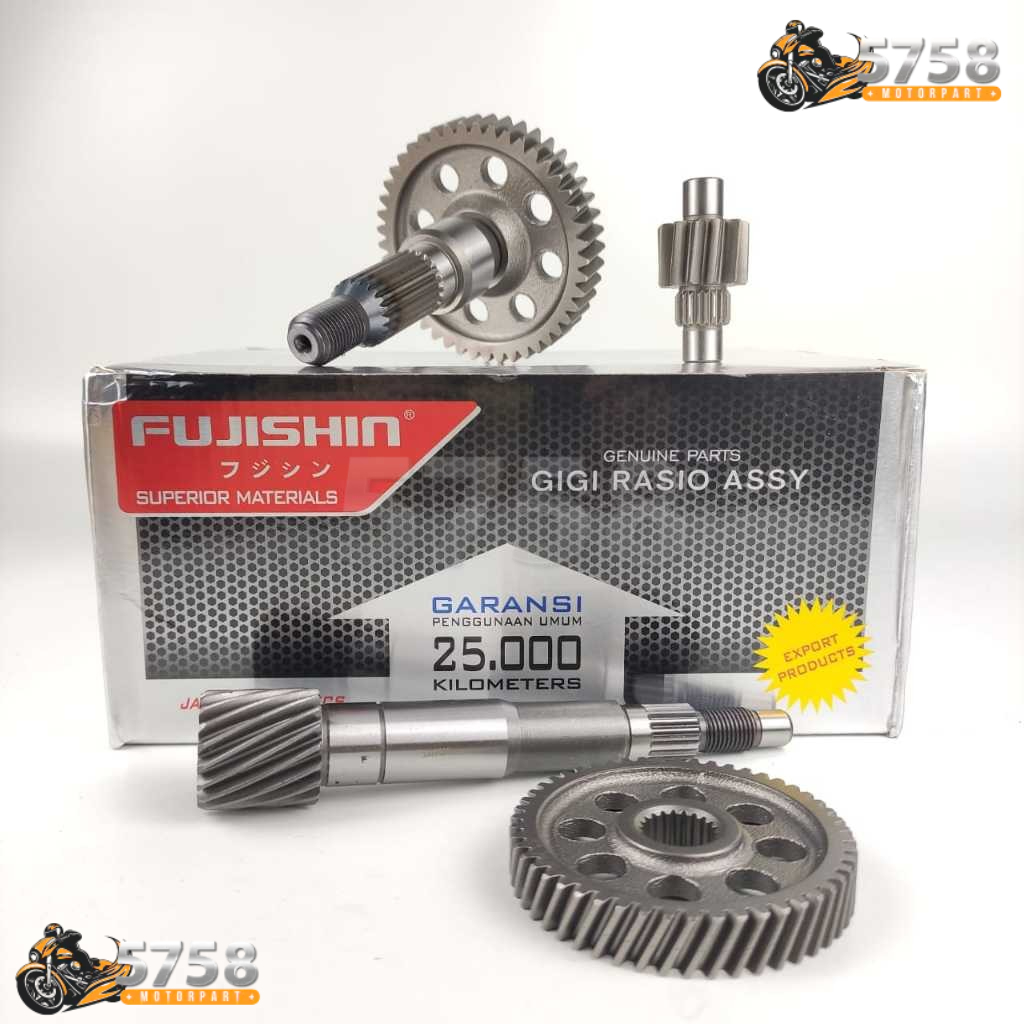 Jual GIGI RASIO SET HONDA BEAT - SPACY - SCOOPY (KVY) FUJISHIN GEAR ...