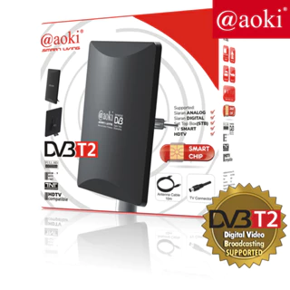 AOKI Antena 2 tv digital luar dalam indoor outdoor AT3000