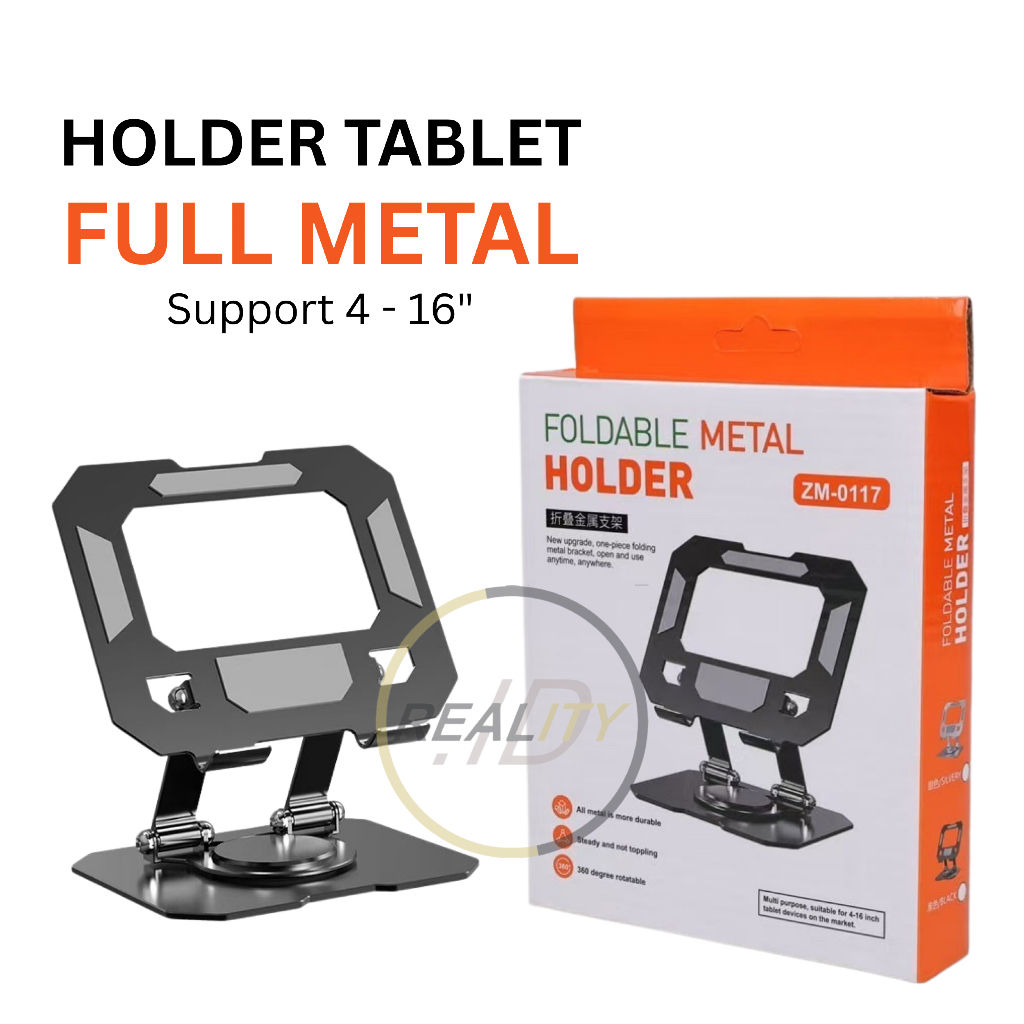 Jual Holder Tablet Full Metal Besi ZM-0117 Holder HP ipad Universal ...