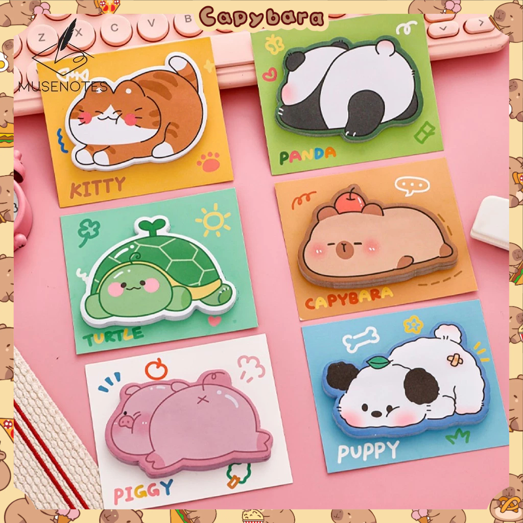 Jual CAPY Sticky Notes Motif Binatang Tempelan Kertas Catatan Memo Note ...