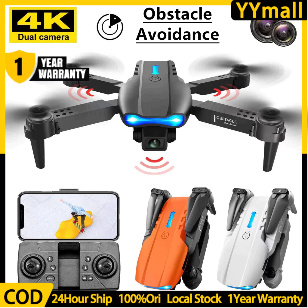 Jual COD Smart Drone E88 Pro/E99 Pro 4k HD Dual Camera Shoot Original ...