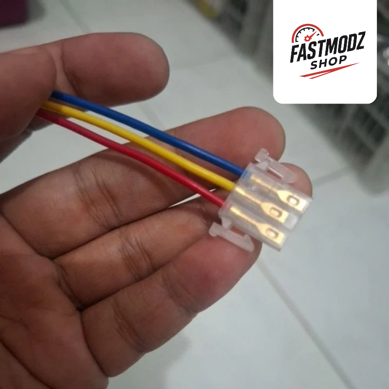 Jual SOC3 - Socket Soket Saklar Kabel Lampu Dim On Off Sein Motor 3 Pin ...