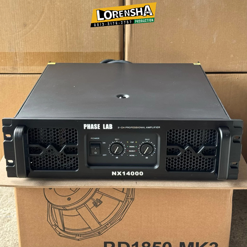 Jual Power Amplifier PHASELAB / PHASE LAB NX14000 Class TD | Shopee ...