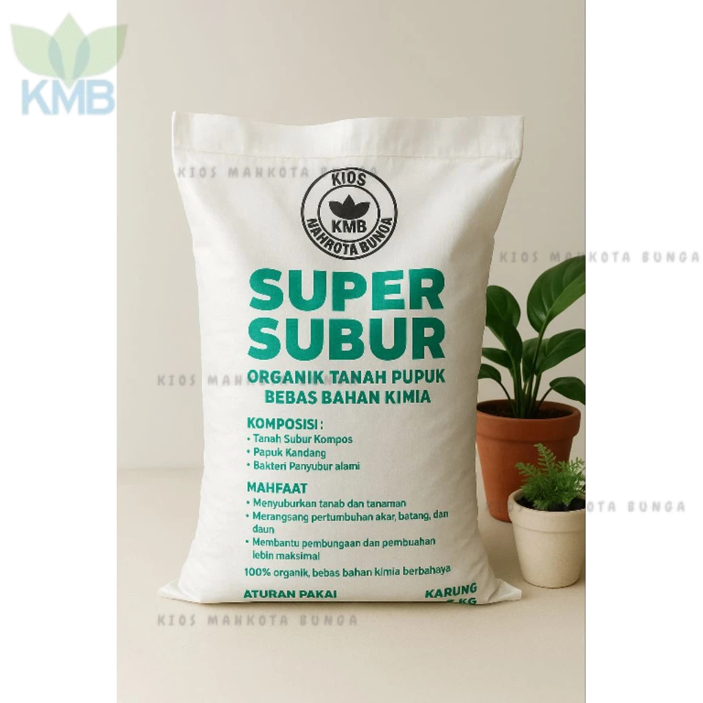 Media Tanam Super Subur - Tanah Subur Siap Pakai Untuk Semua Jenis Tanaman Hias & Sayur