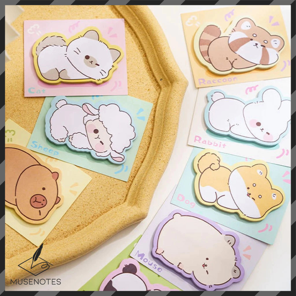 Jual Sticky Notes Animals Hewan Tempelan Kertas Catatan Memo Karakter ...