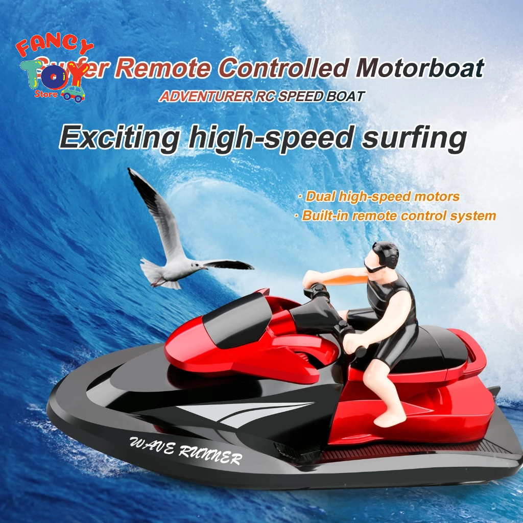 Jual Mainan Motorboat Remote Control 2.4GHZ 20KM/H | Desain perahu ...