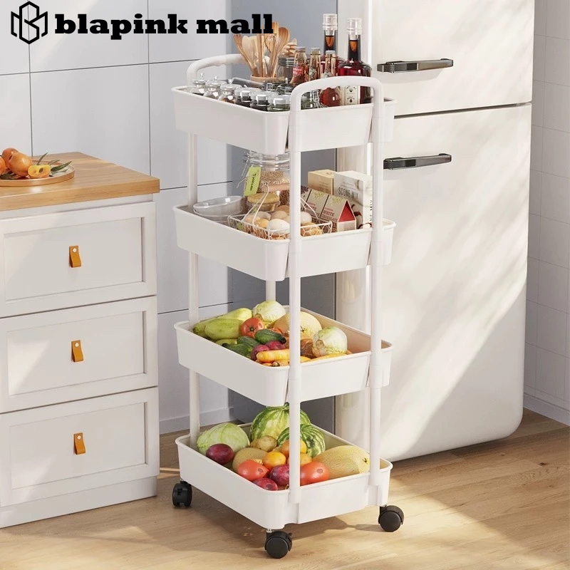 Jual Rak Susun Portable Rak Troli Roda Rak Dapur Serbaguna Rak Salon ...