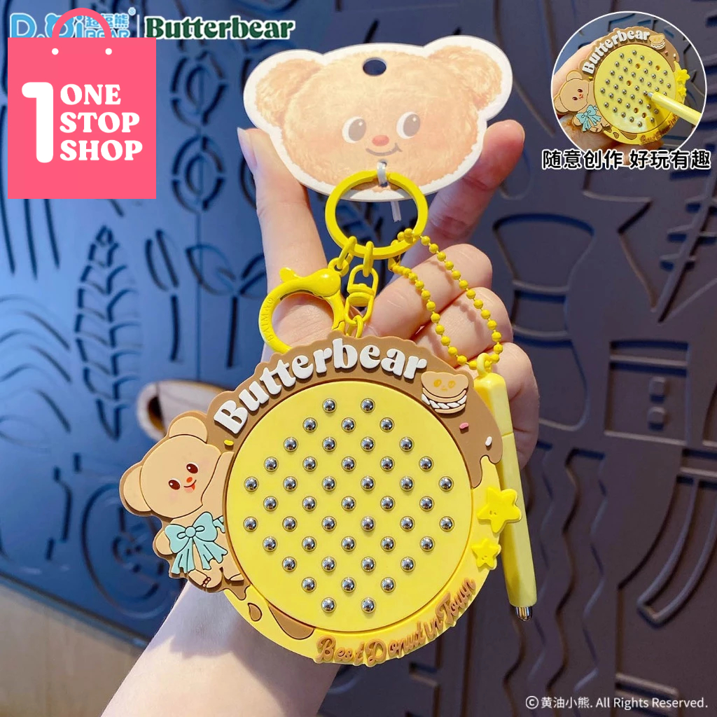 Jual Butter Bear Magnetic Steel Ball Drawing Board Mainan Edukasi Papan ...