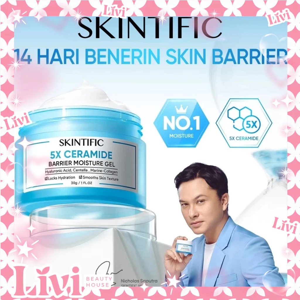 Skintific 5X Ceramide Moisturizer Gel 30g/50g/100g