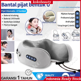 【COD】Bantal Pijat Elektrik Leher Massage Neck Alat Pijat Terapi Pegal-pegal Elektrik 070-27 / Bantal Pijat Leher Bentuk U / Massage Neck / Alat Pijat Terapi Pegal Elektrik Portable