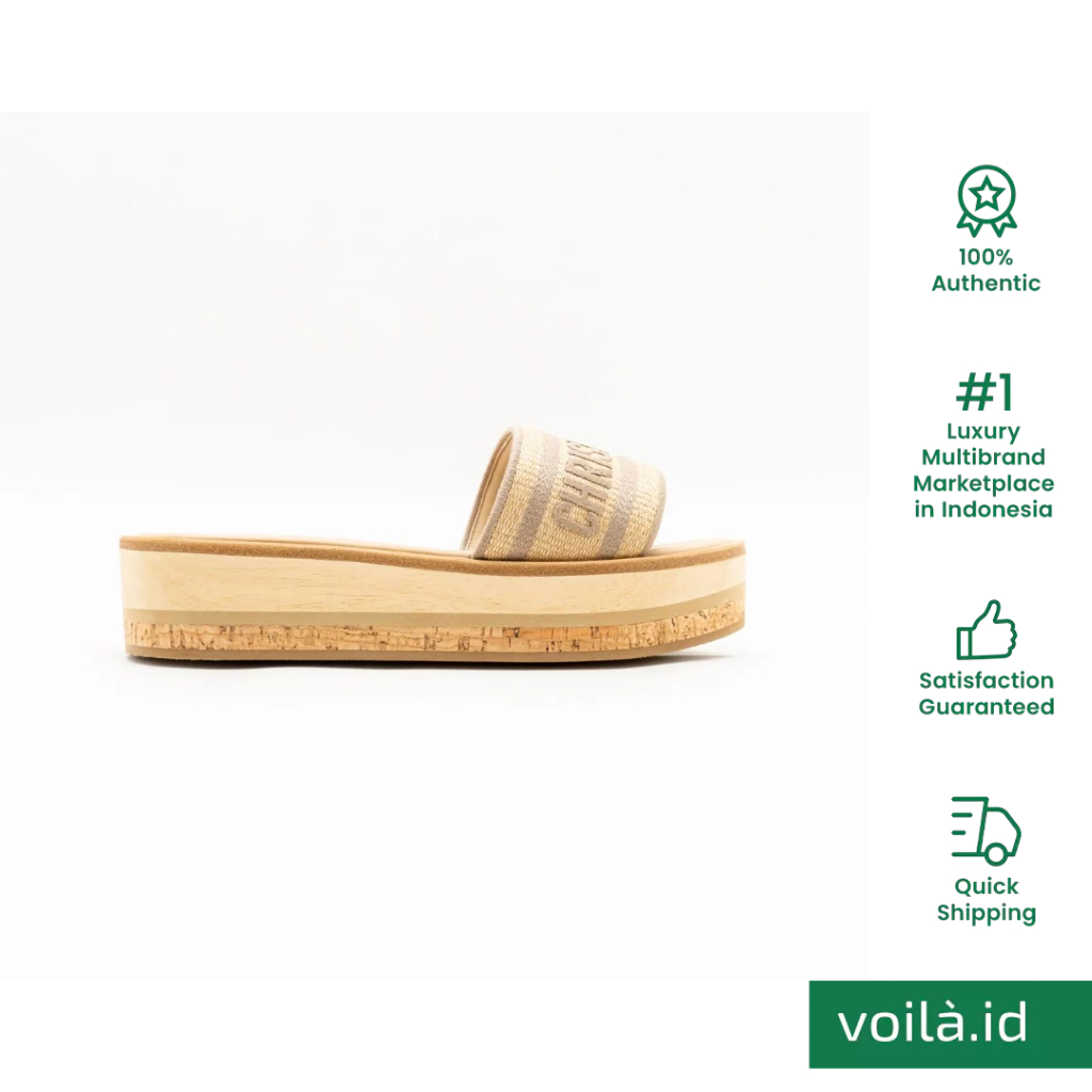 cd dway 45 silver-tone canvas calfskin