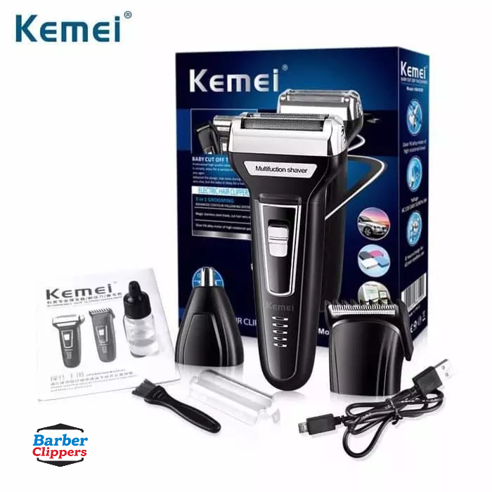Jual Kemei KM-6558 Hair Clipper Shaver Trimmer 3in1 Cukur Rambut Razor ...