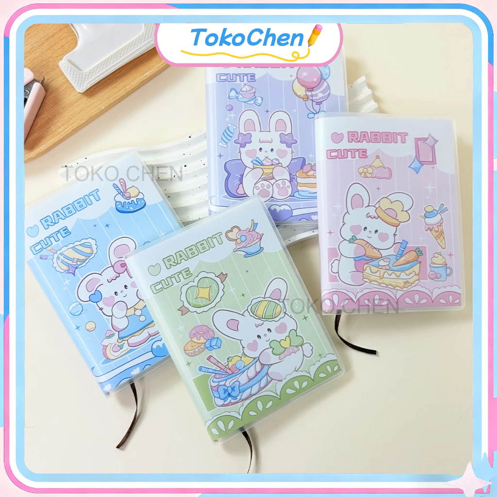 Jual *Kelinci lucu* NOTEBOOK MINI SIZE A7 RING / BUKU MINI KARAKTER ...