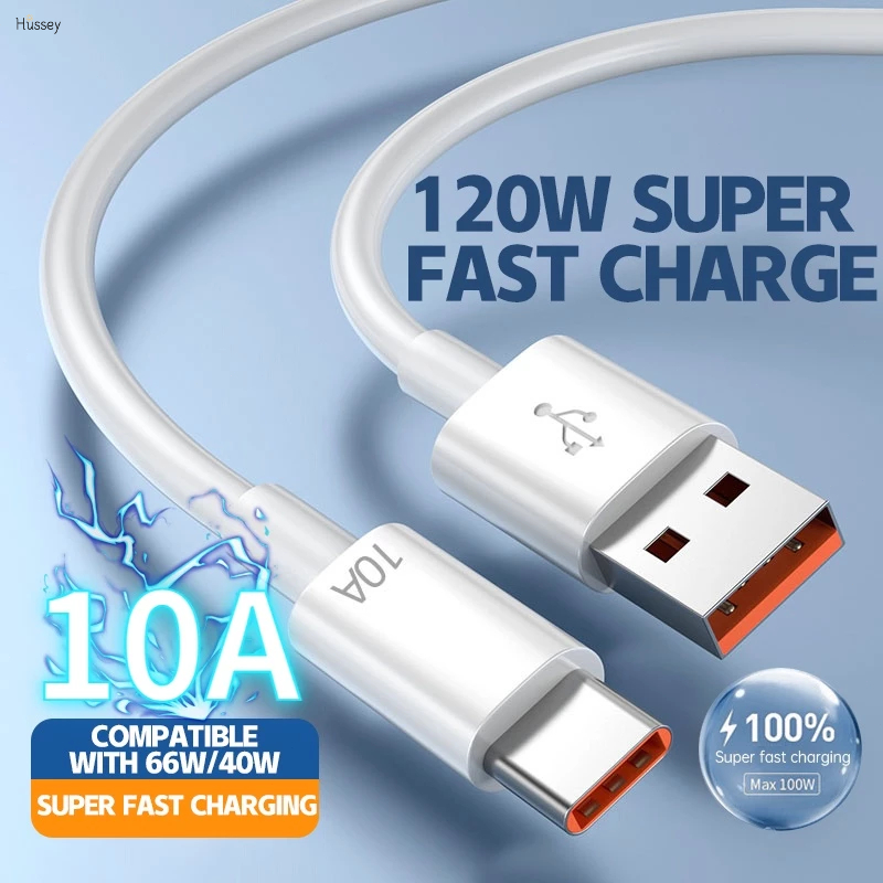 Jual 10A kabel data 120W Fast Charging usb Typec 25CM/1M/1.5M/2M ...