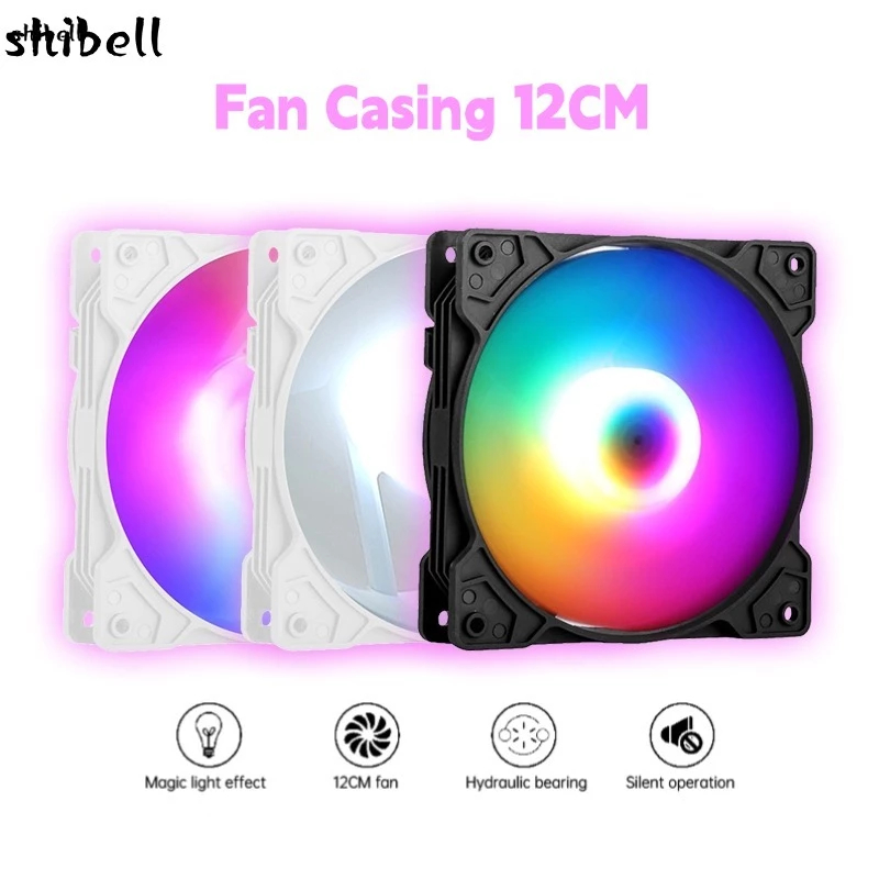 Jual 12cm Single RGB Fan Case /CPU Fan Cooling Processor /Fan Casing ...
