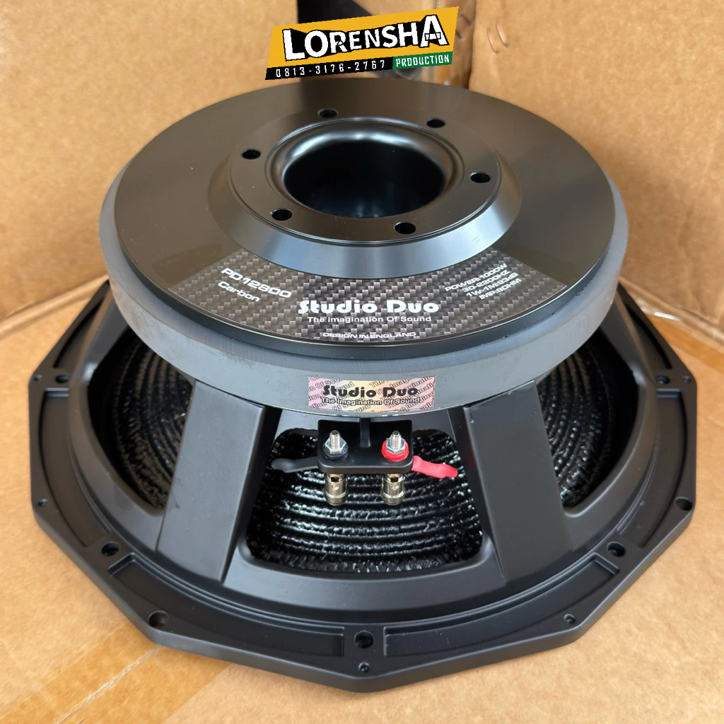 Jual Speaker 12 Inch Studio Duo PD12800 Carbon | Shopee Indonesia