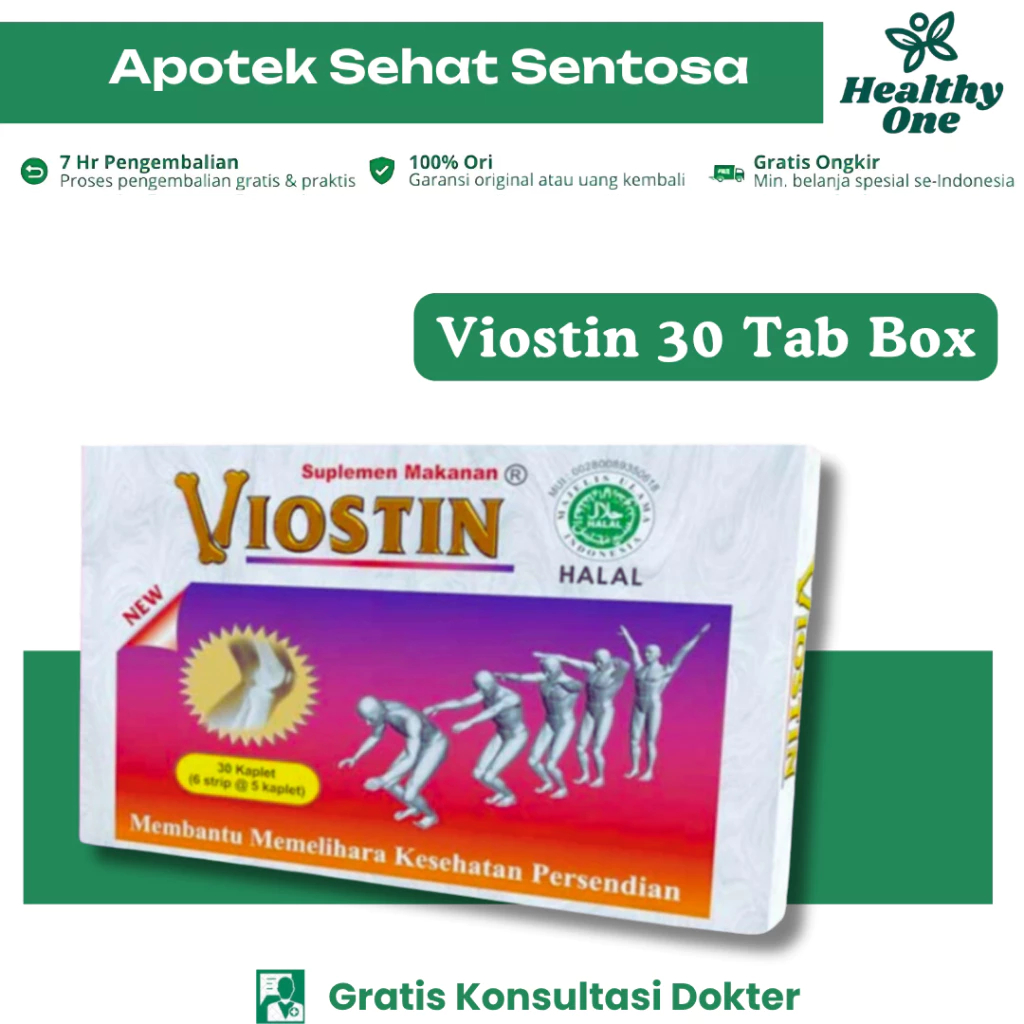 Jual VIOSTIN 1 BOX ISI 30 KAPLET | Shopee Indonesia
