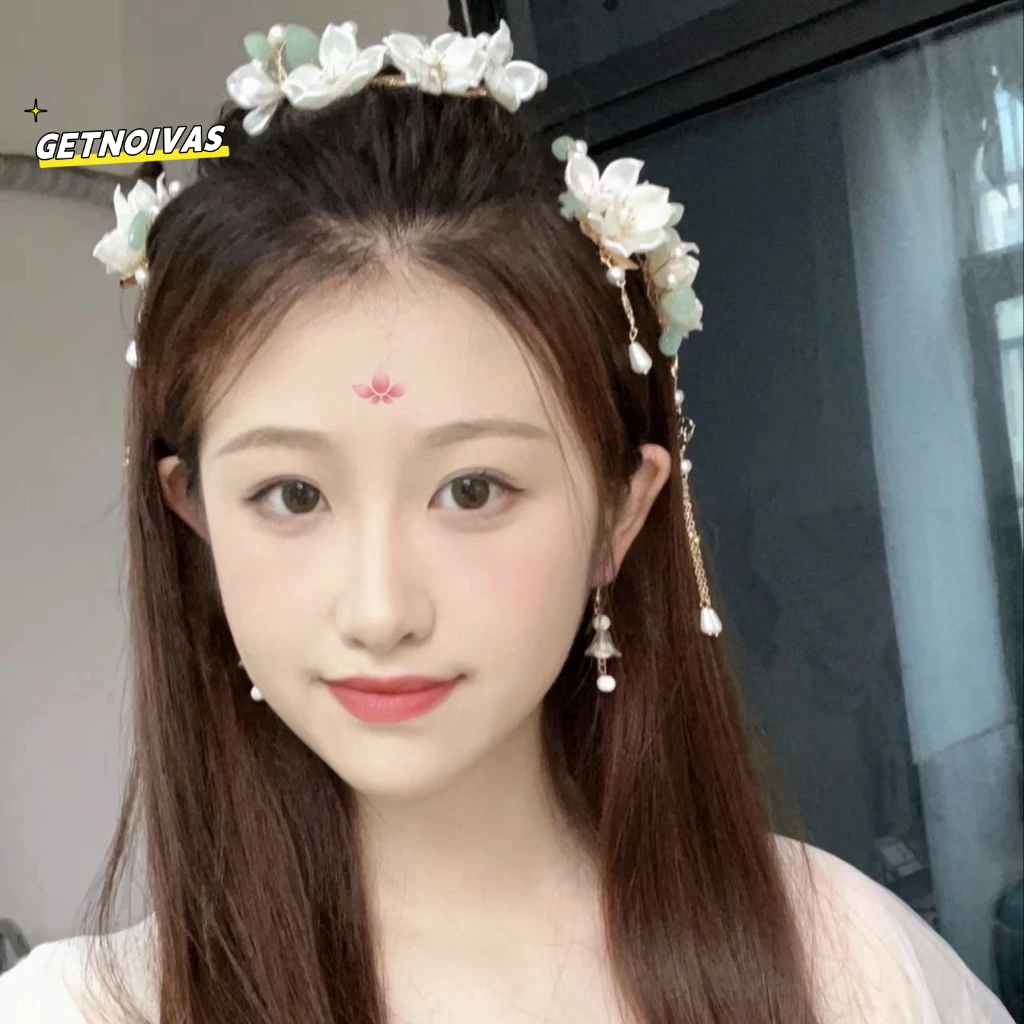 Jual Sumpit Rambut Cina Aksesori Rambut Set Bunga Mutiara Tongkat ...