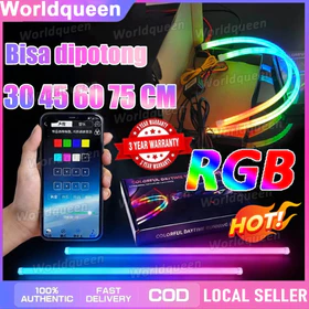 Lampu Led Alis Wrgb ( Mode Belang Anti Bintik ) 30 45 60 75Cm Welcome Rgb Matrix Anti Bintik