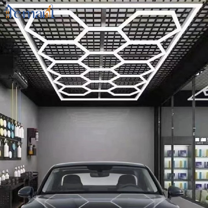 Lampu Garasi LED Lampu Kantor Lampu Kafe Internet Lampu Cuci Mobil Honey Comb Untuk Gym/Toko/Antor/Kafetaria ate