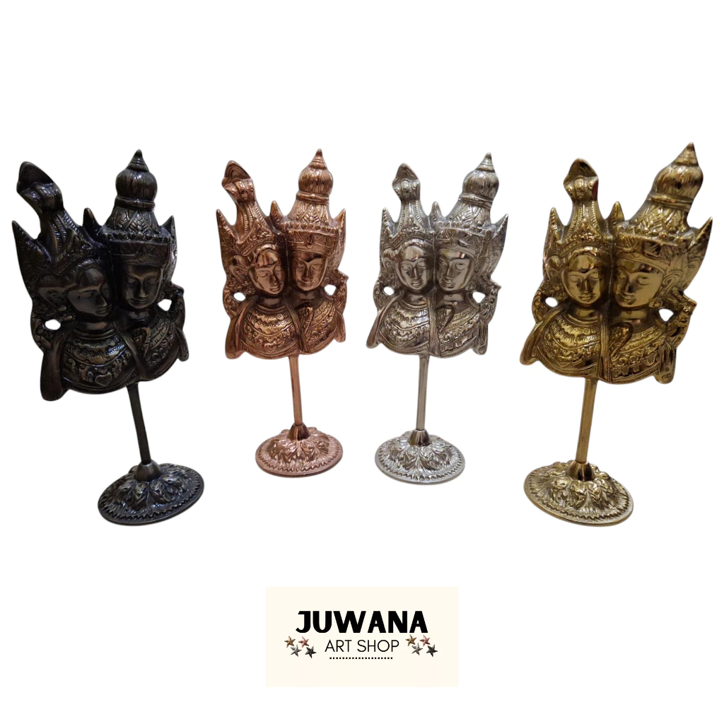 Jual Topeng Rama Sinta Bahan Alumunium | Hiasan Rama Sinta | Hiasan ...