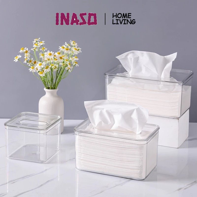 Jual INASO Tempat Tisu Kotak Tisu Kotak Penyimpanan Tisu Box Wadah ...
