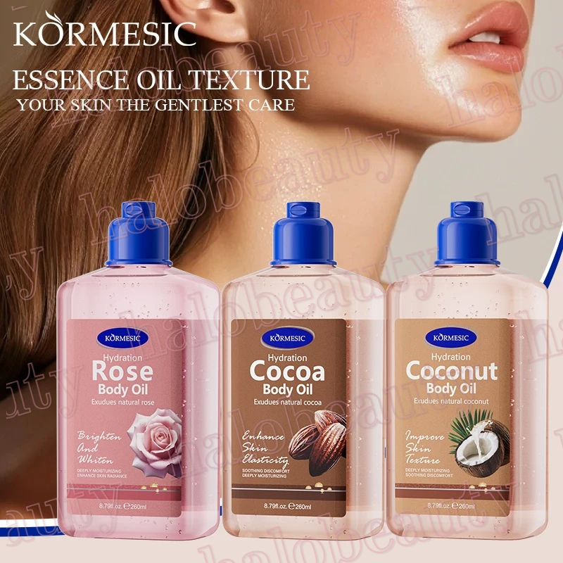 Coconut Body Oil Massage Oil Treatment Whitening Body Serum 