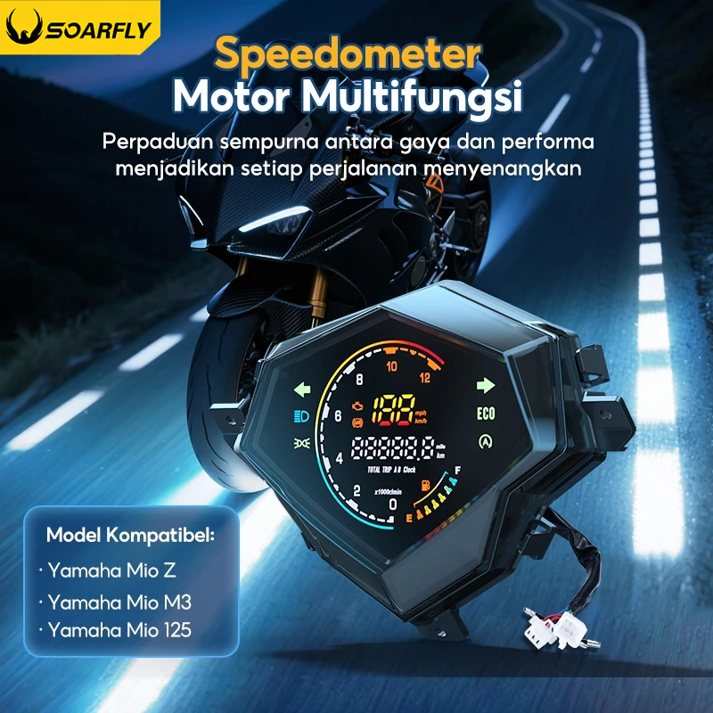 Jual SOARFLY Speedometer Mio Digital Spidometer Mio M3 Mio Z PNP ...