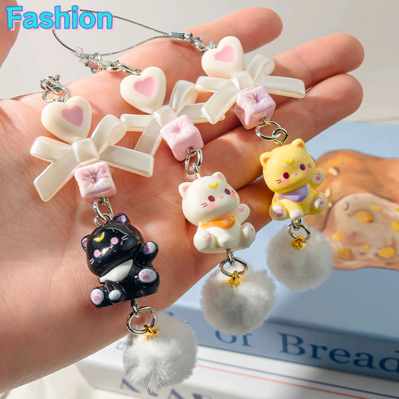 Jual Kucing Phone Strap/Gantungan Kunci Kucing/Gantungan Hp Aesthetic ...